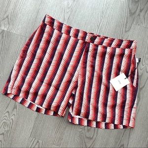 Onia Calder 5 inch Swim Trunks Stripe Geo